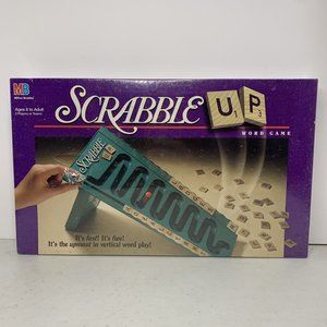 Milton Bradley Scrabble UP Vertical Word Game Fast Paced Fun Vintage 1996‎